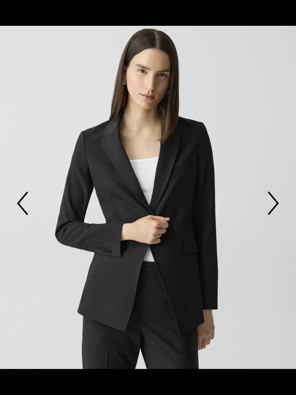 Theory Eitennette Blazer In Good Wool 0 $345 It Is $425 In Stores